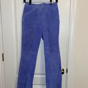Metrostyle violet suede pants size 6